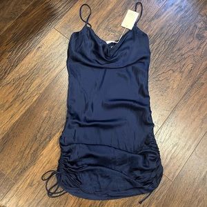 NEW Aritzia Wilfred Only Ruched Slip Dress